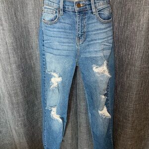 Fashion nova Distressed Blue Jeans